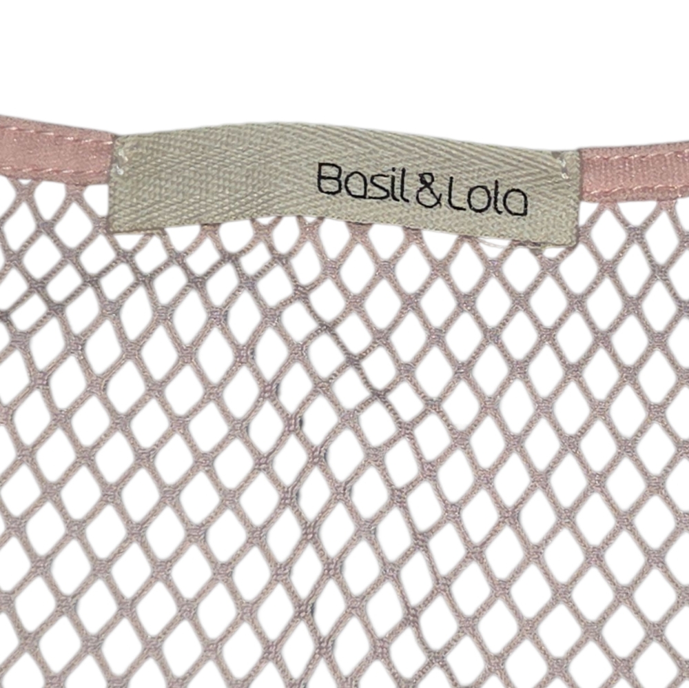 Basil & Lola By Everleigh Women's Pink Mesh NWT Top - Picture 4 of 6